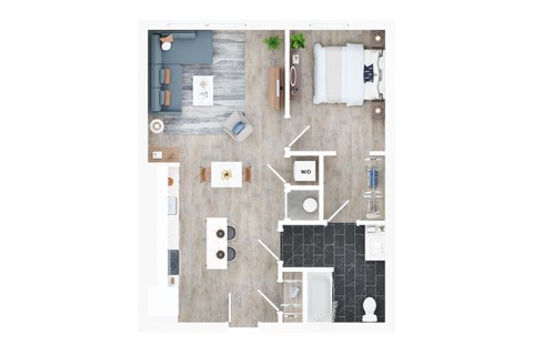 2 bed 2 bath I at Jayde Parkside Apartments, Washington, DC